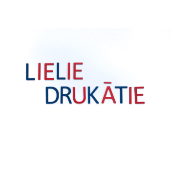 Lielie drukātie koka burti