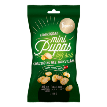 Grauzdētas pupas Pupuchi bez sāls un eļļas 108g