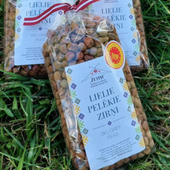 Latvijas Lielie pelēkie zirņi `Retrija` īpašā noformējumā