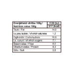 Bio kaņepju krekeri