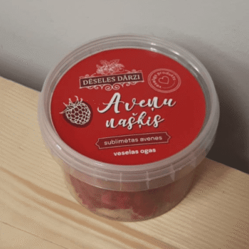 Aveņu našķis, sublimētas veselas ogas 16gr