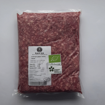 Liellopa gaļas maltā masa, BIO, nogatavināta 1kg