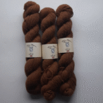 Retro alpaka - 100% alpaku vilnas dzija, brūna 100gr