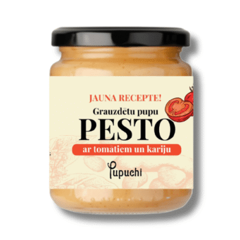 Pupu pesto Pupuchi ar tomātiem un kariju 100g