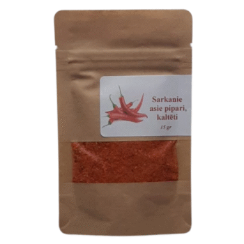 Sarkanie asie pipari, kaltēti 15gr